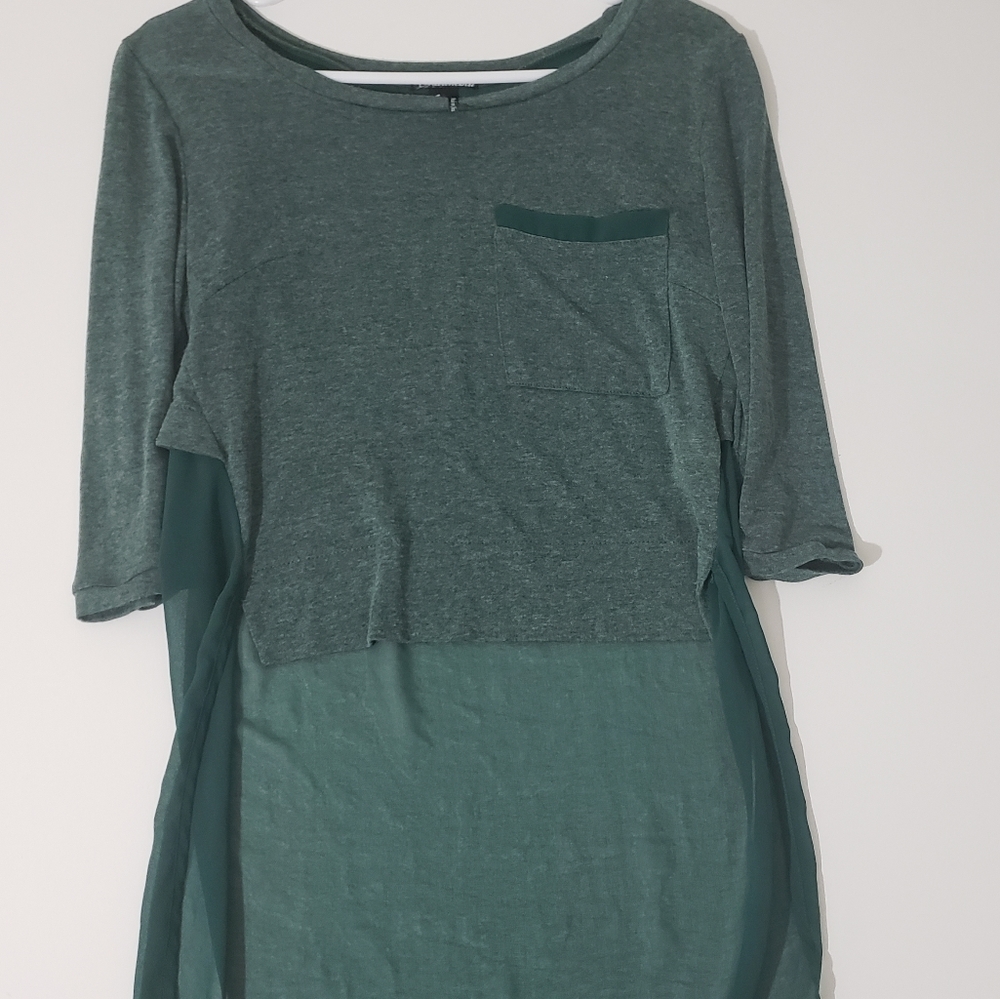 Marineblu Extreme HiLo Green Top Size Medium I9